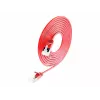 Wirewin Light Patchkabel rund U/FTP Cat 6a Rot 0,1m schlank flexibel PoE PKW-LIGHT-STP-K6A 0.1 RT