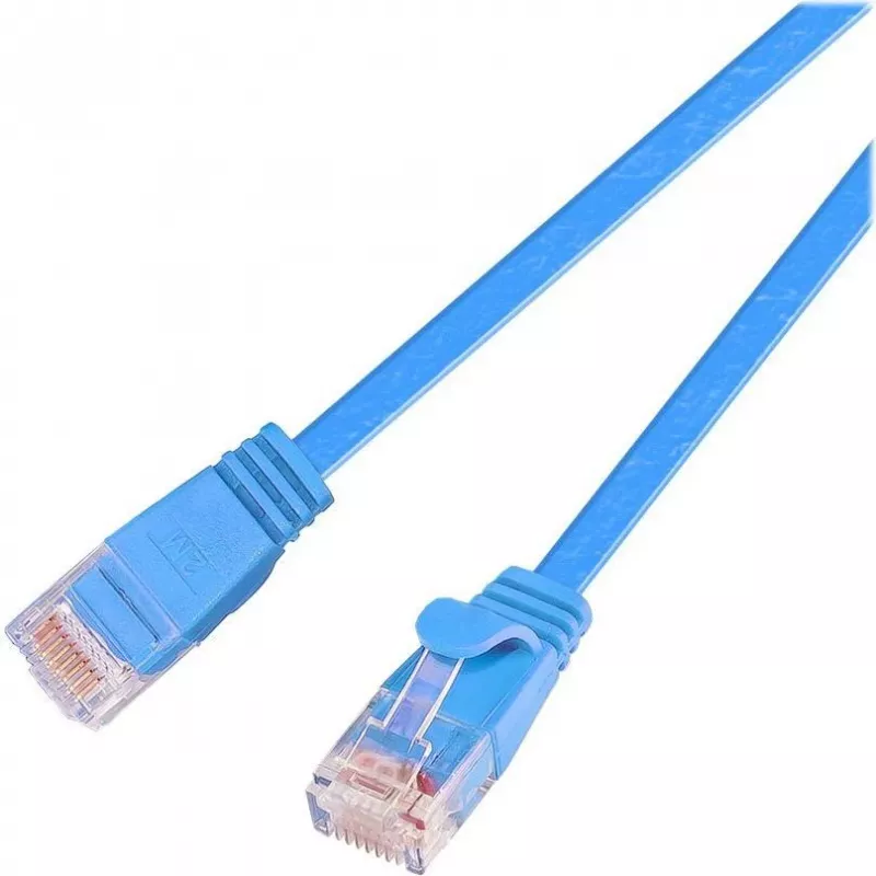 Wirewin Cat.6 Slim Patchkabel U/UTP 0,1m Blau PKW-SLIM-KAT6 0.1 BL