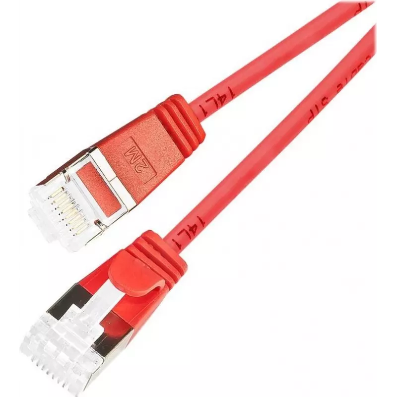 Wirewin Cat 6a U/FTP Slim Ethernet Patchkabel, 7m, Rot PKW-LIGHT-STP-K6A 7.0 RT