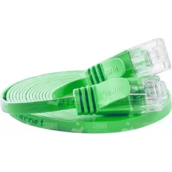 Wirewin Cat.6 U/UTP Slim Ethernet Patchkabel, 0,15 m, Grün PKW-SLIM-KAT6 0.15 GN