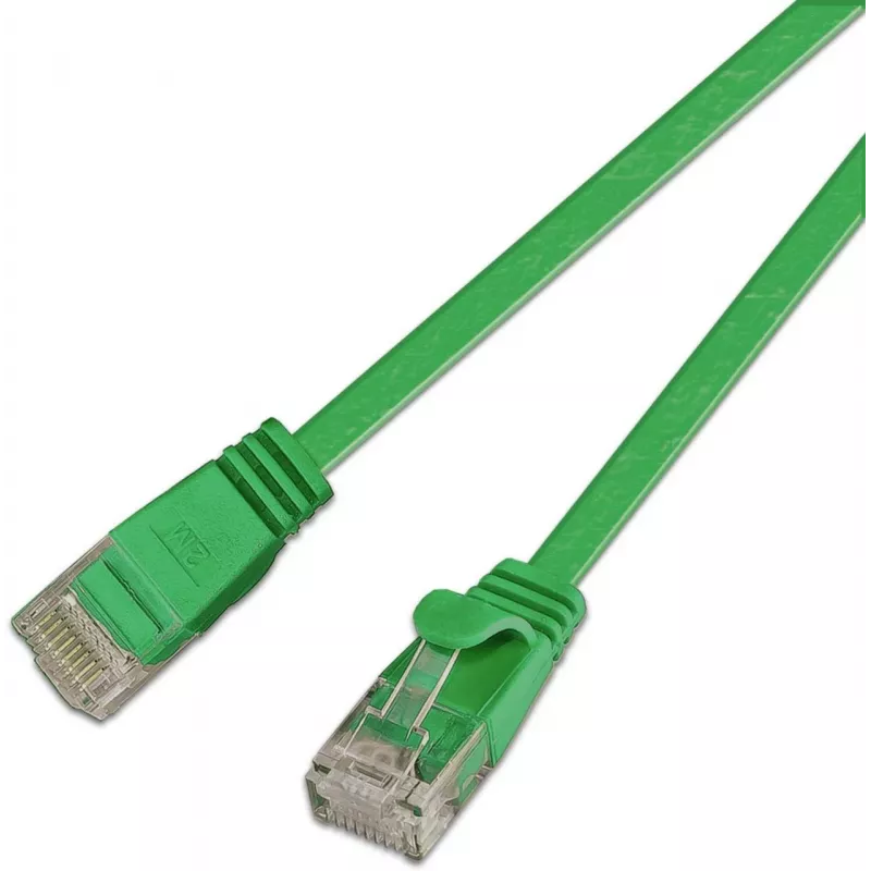 Wirewin Cat.6 U/UTP Slim Ethernet Patchkabel, 0,15 m, Grün PKW-SLIM-KAT6 0.15 GN