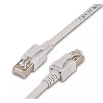 Wirewin PKL-PIMF-KAT6A 2 m Cat6a S/FTP Netzwerkkabel (RJ45, 10 Gbps, 500 MHz, Weiß) PKL-PIMF-KAT6A 2.0