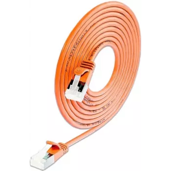 Wirewin Cat.6A 10 Gigabit Slim Patchkabel, U/FTP, Orange, 5m PKW-LIGHT-STP-K6A 5.0 OR