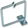 Wirewin Metall-Kabelmanagementring 80x80mm, linksseitige Befestigung, Schwarz KFH 80X80 LF/FG