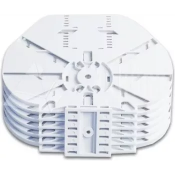 Optotec FOCUS-SAMR-HD4-12H Spleißmodul für LFC-Gehäuse, 4 Single Reduced (CTR) Spleißkassetten, max. 48 Fasern, FTTx