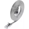Wirewin SLIM S6 1,5 m graues Cat.6 Slim STP (PIMF) Ethernet-Patchkabel PKW-STP-SLIM-KAT6 1.5