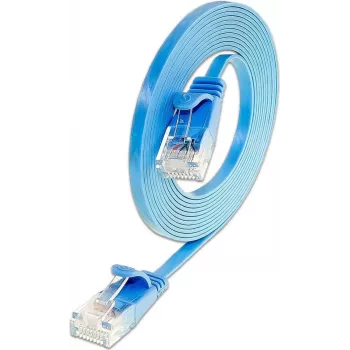 Wirewin Cat.6 U/UTP Slim Ethernet Patchkabel, 0,15 m, Blau PKW-SLIM-KAT6 0.15 BL