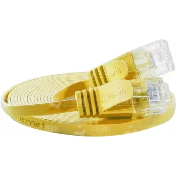 Wirewin Cat.6 U/UTP Slim Patchkabel, 0,15 m, Gelb PKW-SLIM-KAT6 0.15 GE