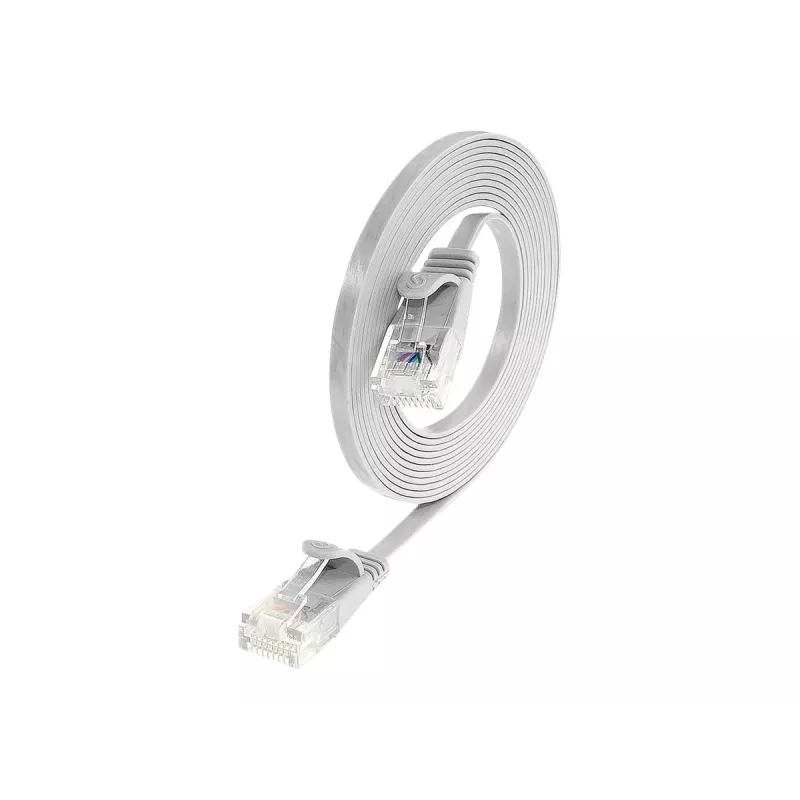 Wirewin Cat.6 U/UTP Slim Ethernet Patchkabel, RJ45, 0,25 m, Weiß PKW-SLIM-KAT6 0.25 WS