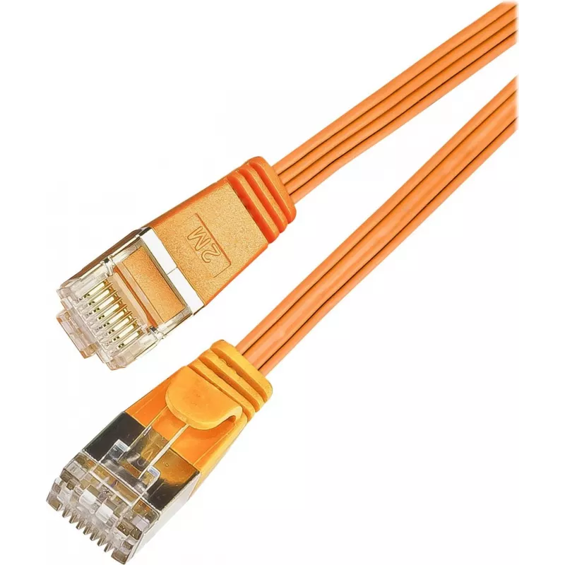Wirewin SLIM S6 20 OR - Cat.6 SLIM Patchkabel, STP(PIMF), 20 m, Orange PKW-STP-SLIM-KAT6 20.0 OR