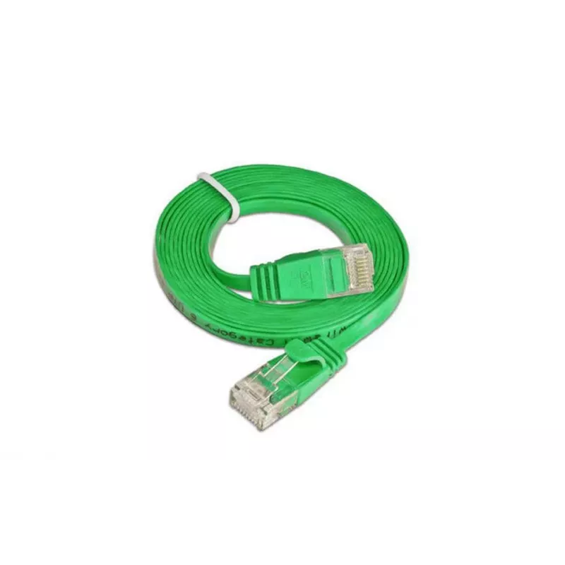 Wirewin Cat.6 Slim Ethernet Patchkabel U/UTP 15 m Grün PKW-SLIM-KAT6 15.0 GN