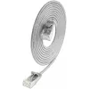 Wirewin SLIM KAT6A 10 Gigabit Light Patchkabel rund, U/UTP, Ø 3,6 mm, Grau (SLIM-L-UU-K6A 0.1)