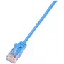 Wirewin Triotronik PKW-LIGHT-K6 1.0 BL Cat6 UTP Ethernet-Patchkabel, RJ45 Stecker zu Stecker, 1 m, Blau