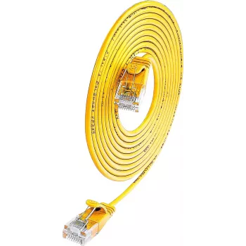 Wirewin SLIM UL6 2 GE - Cat.6 Slim-Light Patchkabel, U/UTP, 2,0 m, Gelb PKW-LIGHT-K6 2.0 GE