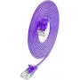 Wirewin SLIM KAT6A 10 Gigabit Lightpatchkabel rund, U/UTP, Ø 3,6 mm, violett (SLIM-L-UU-K6A 0.25 VT)
