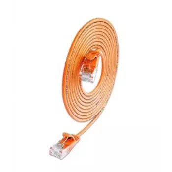 Wirewin SLIM KAT6A 10 Gigabit Light Patchkabel Rund, U/UTP, Ø 3,6 mm, Orange (SLIM-L-UU-K6A 1.5 OR)