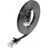 Slim Wirewin SLIM KAT6 Slim Patchkabel, U/FTP, Flach, Schwarz, 0,75 m PKW-STP-SLIM-KAT6 0.75 SW