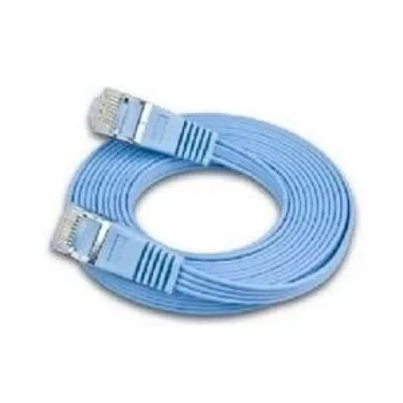 Wirewin Triotronik Cat6 U/FTP Slim Ethernet Patchkabel, 10 m, Blau PKW-STP-SLIM-KAT6 10.0 BL