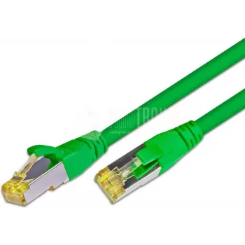 Wirewin Cat.6a S/FTP RJ45 Patchkabel, 0,5 m, Grün, 10 Gbps, 500 MHz, AWG26 PKW-PIMF-KAT6A 0.5 GN