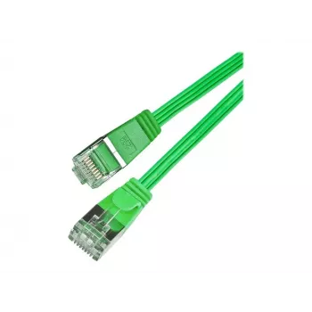 Wirewin SLIM S6 15 GN - Cat.6 SLIM Patchkabel, STP(PIMF), 15 m, Grün PKW-STP-SLIM-KAT6 15.0 GN