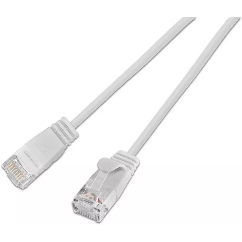 Wirewin SLIM KAT6A 10 Gigabit Lightpatchkabel rund, U/UTP, Ø 3,6 mm, weiss (SLIM-L-UU-K6A 2.0 WT)