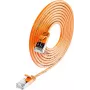 Wirewin Triotronik PKW-LIGHT-STP-K6 0,15 OR Cat6 F/FTP Patchkabel, RJ-45 Stecker auf Stecker, 0,15 m, Orange