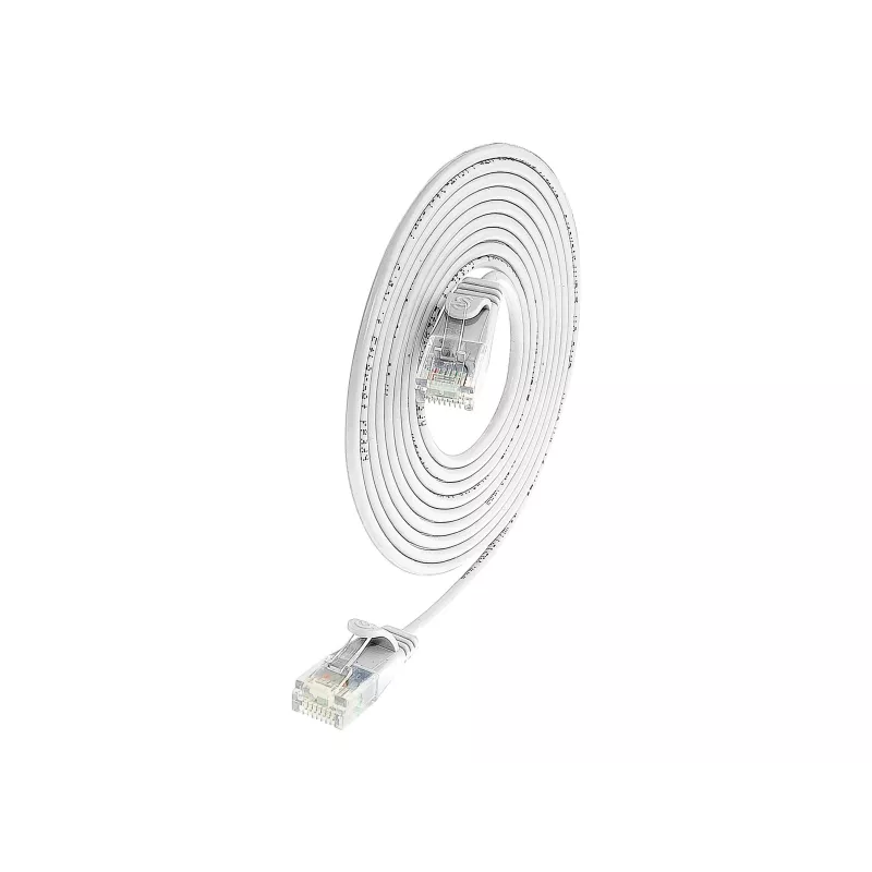 Wirewin Cat.6 Slim-Light Patchkabel, U/UTP, 0,15m, Weiß PKW-LIGHT-K6 0.15 WS