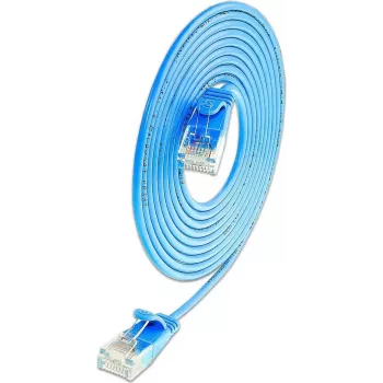 Wirewin PKW-LIGHT-K6 3.0 BL - Cat.6 Slim-Patchkabel, U/UTP, 3m, Blau