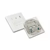 Wirewin Keystone Leerdose für 3 Module, Unterputz, RAL9010, Keystone System (TKS LD UP WS-3)