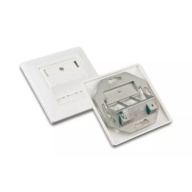Wirewin Keystone Leerdose für 3 Module, Unterputz, RAL9010, Keystone System (TKS LD UP WS-3)
