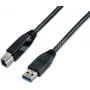 Wirewin USB 3.0 A-B Kabel 5m Schwarz USB 3.0 A-B MM 5.0 SW