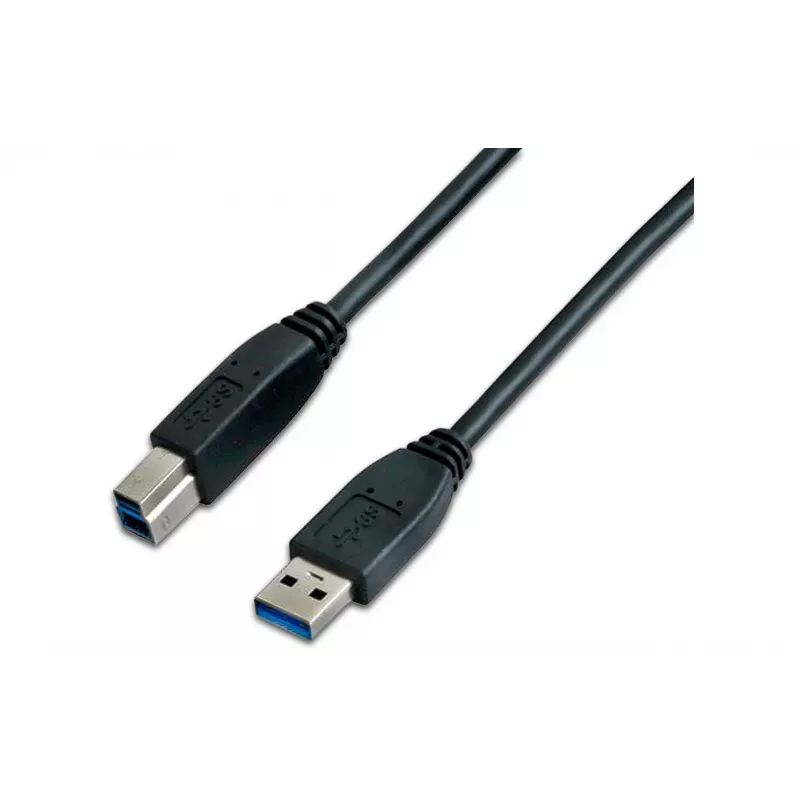 Wirewin USB 3.0 A-B Kabel 5m Schwarz USB 3.0 A-B MM 5.0 SW