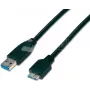 Wirewin USB 3.0 A-Stecker auf Micro-B-Stecker Kabel 1m Schwarz USB 3.0 A-MB MM 1.0 SW