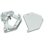 Wirewin WKS DIN-Schienen-Kit – Keystone-Buchse DIN-Schienen-Montagehalterung, Kunststoff, Grau