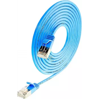Wirewin Triotronik PKW-LIGHT-STP-K6 1.5 BL Cat6 geschirmtes Patchkabel, RJ-45 Stecker/Stecker, 1,5 m, Blau