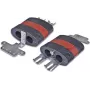 Optotec Silikon-Kaltschrumpf-Kabeleinführungsdichtungsset für 2 Kabel (12-20mm), oval FTTx (FOCUS-ODCKIT-CCSO-2X20)