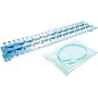 Wirewin Hochwertige 24-Port Keystone Modul Blindpanel, 19 Zoll, Metall, Geschirmtes Keystone System (WKS PANEL 24 CON MOD)