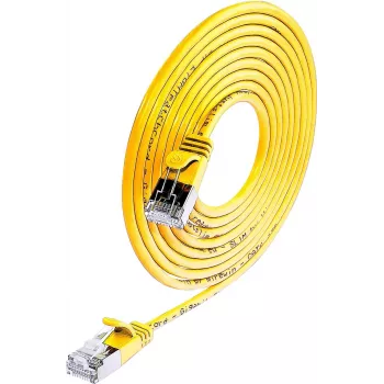 Wirewin Triotronik F/UTP Cat6 Patchkabel 20m Gelb RJ45 Stecker zu Stecker PKW-LIGHT-STP-K6 20.0 GE
