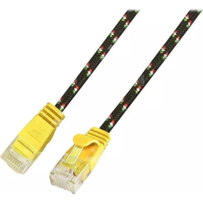 Wirewin SLIM Tough Cat6 U/UTP Patchkabel, Gelb, 0,25 m PKW-TOUGH-K6 0.25 GE