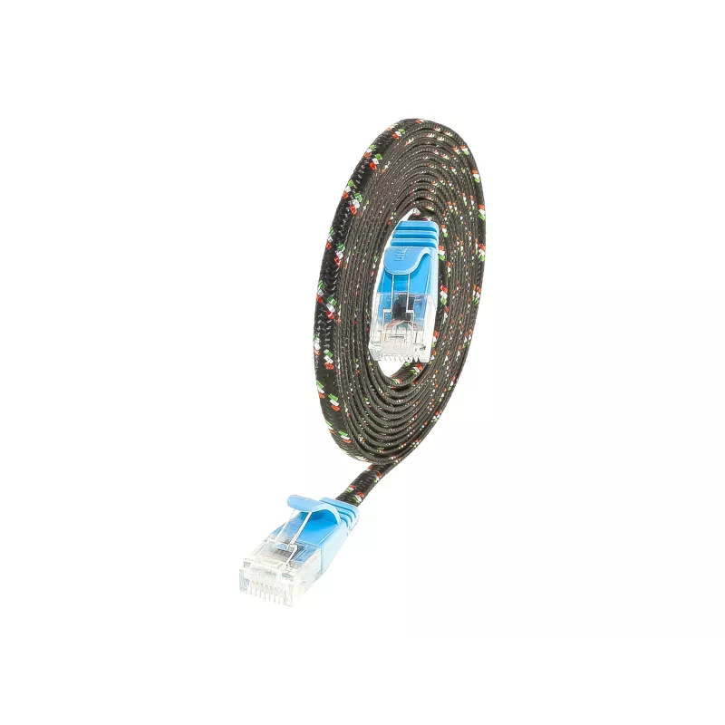 Wirewin SLIM UT6 3 BL - Cat.6 Slim-Tough Patchkabel, U/UTP, 3,0 m, Blau PKW-TOUGH-K6 3.0 BL