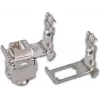 Wirewin DIN-Hutschienen-Adapter für Keystone-Buchsen-Montage, Metall-Keystone-System (WKS DIN RAIL HOLDER 1)