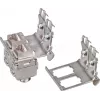Wirewin DIN-Schienen-Halter für 2 Keystone-Buchsen, Metall-Keystone-System (WKS DIN RAIL HOLDER 2)