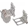 Wirewin DIN-Schienen-Halter für 2 Keystone-Buchsen, Metall-Keystone-System (WKS DIN RAIL HOLDER 2)