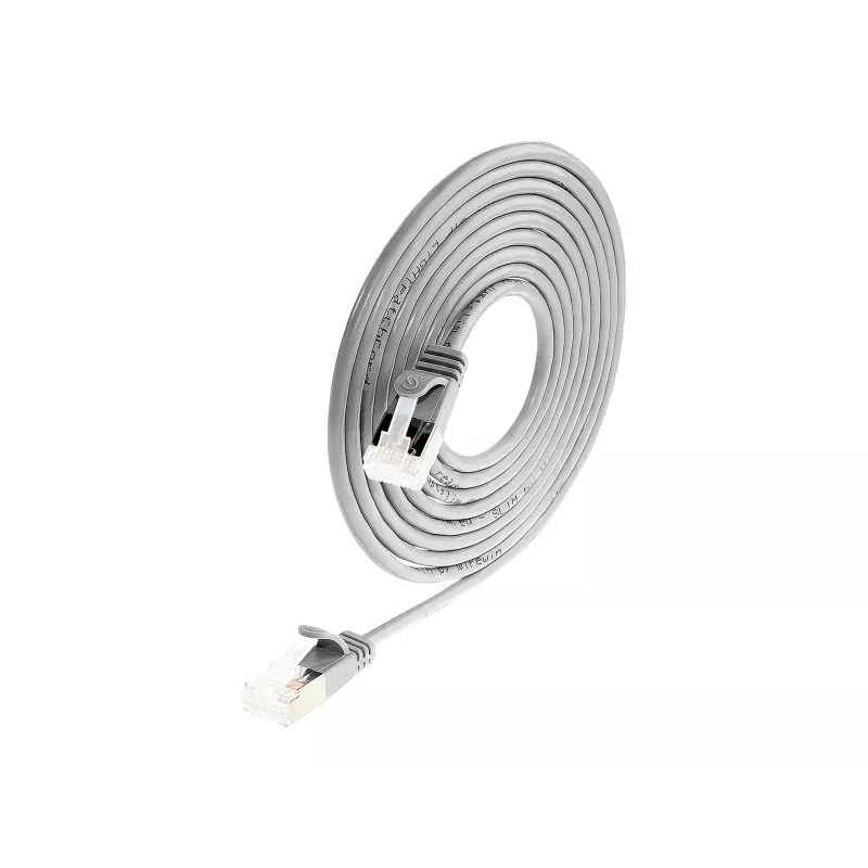 Wirewin Cat 6a U/FTP Slim Patchkabel, Grau, 7,0 m PKW-LIGHT-STP-K6A 7.0