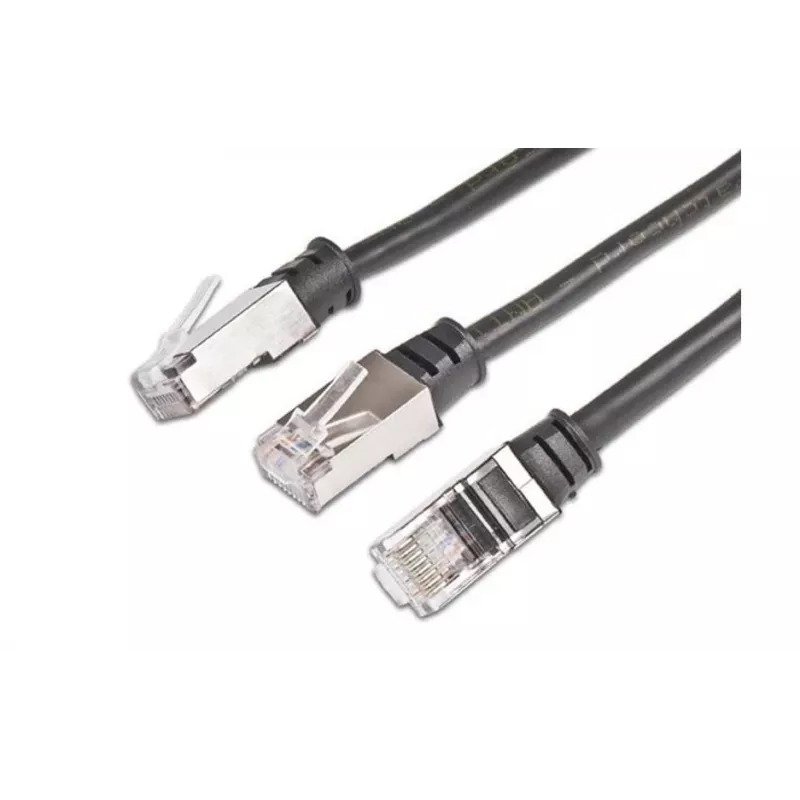 Wirewin PKW-OUT-K5E 0,3 Netzwerkkabel, Schwarz, 0,3 m, Cat5e, U/FTP (STP), RJ45