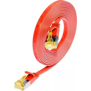 Wirewin SLIM Cat6a U/FTP Patchkabel, 7m, Rot PKW-STP-SLIM-K6A 7.0 RT