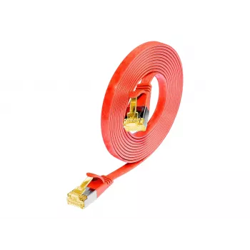Wirewin SLIM Cat6a U/FTP Patchkabel, 7m, Rot PKW-STP-SLIM-K6A 7.0 RT