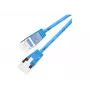 Wirewin Light Patchkabel Rund U/FTP Cat 6a Blau 5,0m Schlank Flexibel PoE PKW-LIGHT-STP-K6A 5.0 BL