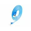 Wirewin Light Patchkabel Rund U/FTP Cat 6a Blau 5,0m Schlank Flexibel PoE PKW-LIGHT-STP-K6A 5.0 BL