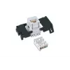 Wirewin WKS JACK KAT6A UTP Keystone-Modul, ungeschirmt, RJ45, werkzeuglos, Weiß